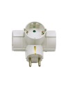 V-TAC 3 Щепсел Разклонител 10/16А 250V Страничен Бял - 8790
