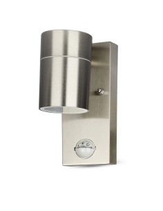 V-TAC Фасадно Тяло За Стена GU10 Със Сеньор Сатен Никел Две Посоки IP44 - 7502 - Цена | LEDs4economy