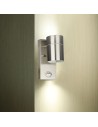 V-TAC Фасадно Тяло За Стена GU10 Със Сеньор Сатен Никел Две Посоки IP44 - 7502 - 3