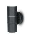V-TAC GU10 Wall Fitting Stainless Steel Body Matt Black IP44 2Way - 7569