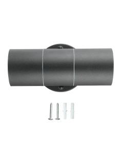 V-TAC GU10 Wall Fitting Stainless Steel Body Matt Black IP44 2Way - 7569 - Цена | LEDs4economy 2