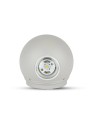 V-TAC 6W Стенна Лампа Сива Кръг IP65 Две Посоки 3000К - 8305