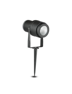 V-TAC 12W Градинска Лампа Тип Колче Черно Тяло 3000К - 217544 - Цена | LEDs4economy