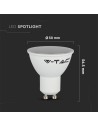 V-TAC LED Крушка - 4.5W GU10 SMD Пластик 110° 4000K 3бр/сет - 217270 - 5