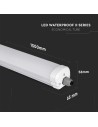 V-TAC LED Влагозащитено тяло X-Серия 1500mm 32W 4000K 160LM/W - 216483 - 5