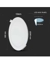 V-TAC 24W LED Premium Панел - Кръг 6400K - 214874 - 4