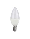 V-TAC LED Крушка Кендъл 4.8W E14 Дистанционно RGB+3000K Димираща - 2926