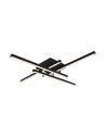 V-TAC LED Осветител 38W Плафон 850*850*105MM 4000K Черен - 14995