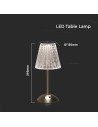 V-TAC 3W Led Настолна Лампа Никел 3in1 - 10327 - 4