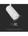 V-TAC 30W LED COB Релсово Осветител 3in1 Бяло Тяло - 8142 - 3