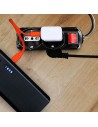 V-TAC 1.5M MULTIPLE SOCKET WITH SWITCH (POLYBAG+CARD) 2X2 PIN Black - 87341 - 2