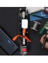 V-TAC 1.5M MULTIPLE SOCKET WITH SWITCH (POLYBAG+CARD) 4X2 PIN Black - 87361 - 2