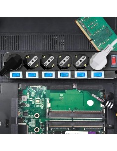 V-TAC 1.5M MULTIPLE SOCKET W/ INDIVIDUAL SWITCH (POLYBAG+CARD) 6PIN Black - 87391 - Цена | LEDs4economy 2