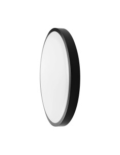 V-TAC 24W LED Плафон Сензор SAMSUNG ЧИП 4000K Кръг Черна Рамка IP44 - 76701-24 - Цена | LEDs4economy