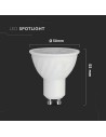 V-TAC LED Крушка - SAMSUNG ЧИП 6.5W GU10 10° 4000K - 21200271 - 5