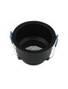 V-TAC GU10 Корпус Кръг Алумин Черно Тяло - 23762