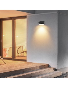 V-TAC 0.9 Мини Стенна Соларна С Колче 2в1 Черно Тяло 3000К IP65 - 23757 - Цена | LEDs4economy 2
