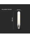 V-TAC LED Крушка - 4W Filament E14 T20 6500K - 212703 - 4
