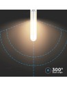 V-TAC LED Крушка - 4W Filament E14 T20 4000K - 212702 - 3
