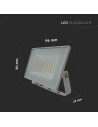 V-TAC 10W LED Прожектор 4000K Бяло Тяло - 23971 - 4