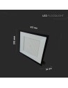 V-TAC 200W LED Прожектор 4000K Черно Тяло - 23976 - 4