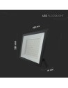 V-TAC 100W LED Прожектор 6500K Черно Тяло - 23982 - 4