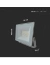 V-TAC 20W LED Прожектор 6500K Бяло Тяло - 23985 - 4
