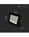 V-TAC 20W LED Прожектор 6500K Черно Тяло - 23986 - 4