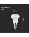 V-TAC LED Крушка - 2.9W E14 R39 3000K - 23893 - 4