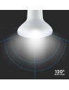 V-TAC LED Крушка - 11W E27 A80 Термо Пластик 6400K - 23900 - 4