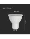 V-TAC LED Крушка - CREE ЧИП 6W GU10 Plastic Димираща 38° 3000K - 211956 - 4