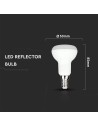 V-TAC LED Крушка - 4.8W E14 R50 6500K - 23896 - 5