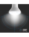 V-TAC LED Крушка - 8.5W E27 R63 Термо Пластик 3000K - 23897 - 4
