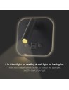 V-TAC 8W LED Тяло За Нощно Шкафче CREE ЧИП Черно Тяло IP20 3000K - 240036 - 3