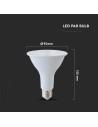 V-TAC LED Крушка - 11W PAR30 E27 4000K - 24037 - 4