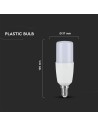 V-TAC LED Крушка - 7.5W E14 T37 4000K - 24031 - 5