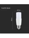 V-TAC LED Крушка - 7.5W E27 T37 4000K - 24034 - 5