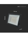 V-TAC 50W LED Прожектор 3000K Черно Тяло - 23995 - 4