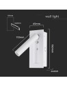 V-TAC 2W LED Тяло За Нощно Шкафче CREE ЧИП Бяло Тяло IP20 3000K - 239986 - 4
