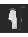 V-TAC 2W LED Тяло За Нощно Шкафче CREE ЧИП Бяло Тяло + Желязо IP20 3000K - 240006 - 4