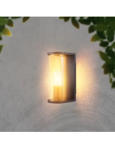 V-TAC 1*E27 Стенна Лампа Опушено Стъкло Черна - 24088 - Цена | LEDs4economy 2
