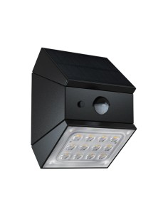 V-TAC 2.5W LED Соларна Стенна Със Сензор 1200mAh 3.7V CCT:3IN1 Черно Тяло - 24096 - Цена | LEDs4economy