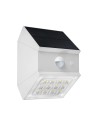 V-TAC 2.5W LED Соларна Стенна Със Сензор 1200mAh 3.7V CCT:3IN1 Бяло Тяло - 24097