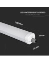 V-TAC LED Влагозащитено Тяло G Серия - CREE ЧИП 150CM 48W 6500K - 2162866 - 5