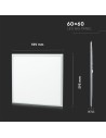 V-TAC LED Панел 40W 600 x 600 mm 6400K Вкл. Драйвер - 24081 - 5