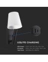 V-TAC 2W LED Тяло За Нощно Шкафче CREE ЧИП Черно Тяло + Желязо IP20 3000K - 240016 - 3