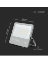 V-TAC 100W LED Прожектор CREE ЧИП Черно Тяло Сиво Стъкло 3000K 135LM/W - 232006 - 4