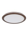 V-TAC 36W LED Плафон (φ410*30mm) CCT:3IN1 Дърво С 2.4G Дистанционно - 24140