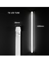 V-TAC LED Пура CREE ЧИП - 60cm 9W G13 Пластик 3000K - 216506 - 5