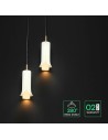 V-TAC 2X5W LED Декоративна Висяща Лампа (D150*H30mm) 3000K Пясъчно Бяло - 24135 - 4